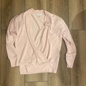 Athleta Purana V neck wrap sweatshirt